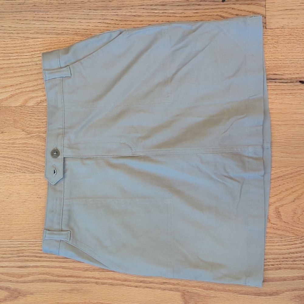 Land's End girl's khaki skirt